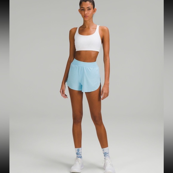 NEW Lululemon Find Your Pace 3” Short in Blue Chill - Picture 3 of 6